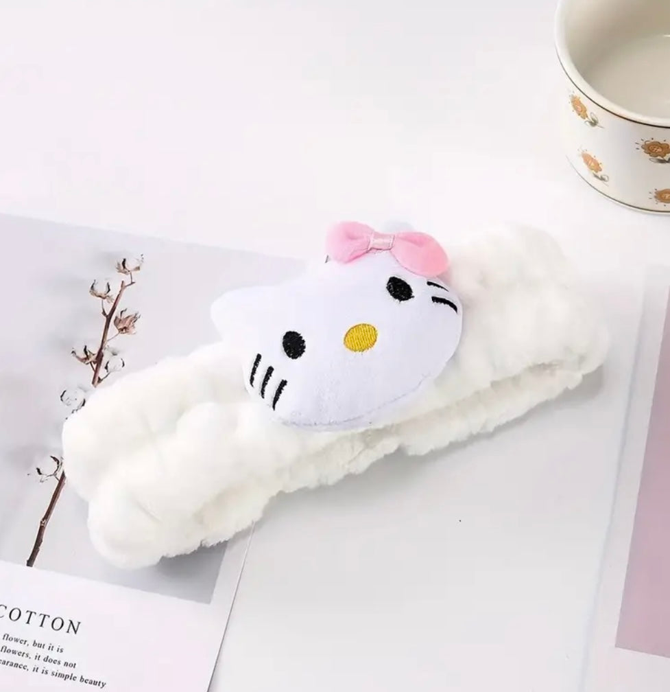 Kawaii Plush Spa headband