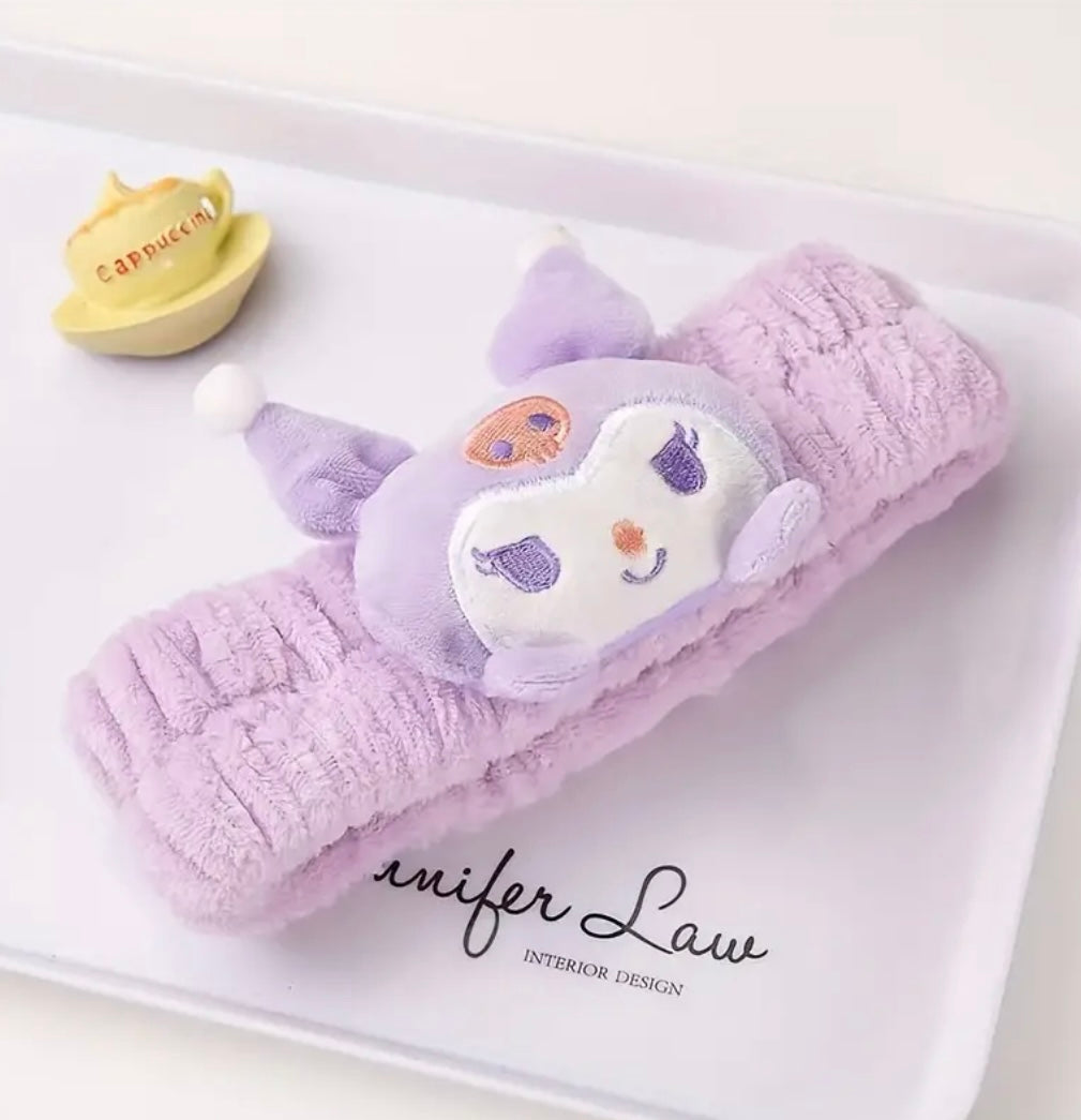 Kawaii Plush Spa headband