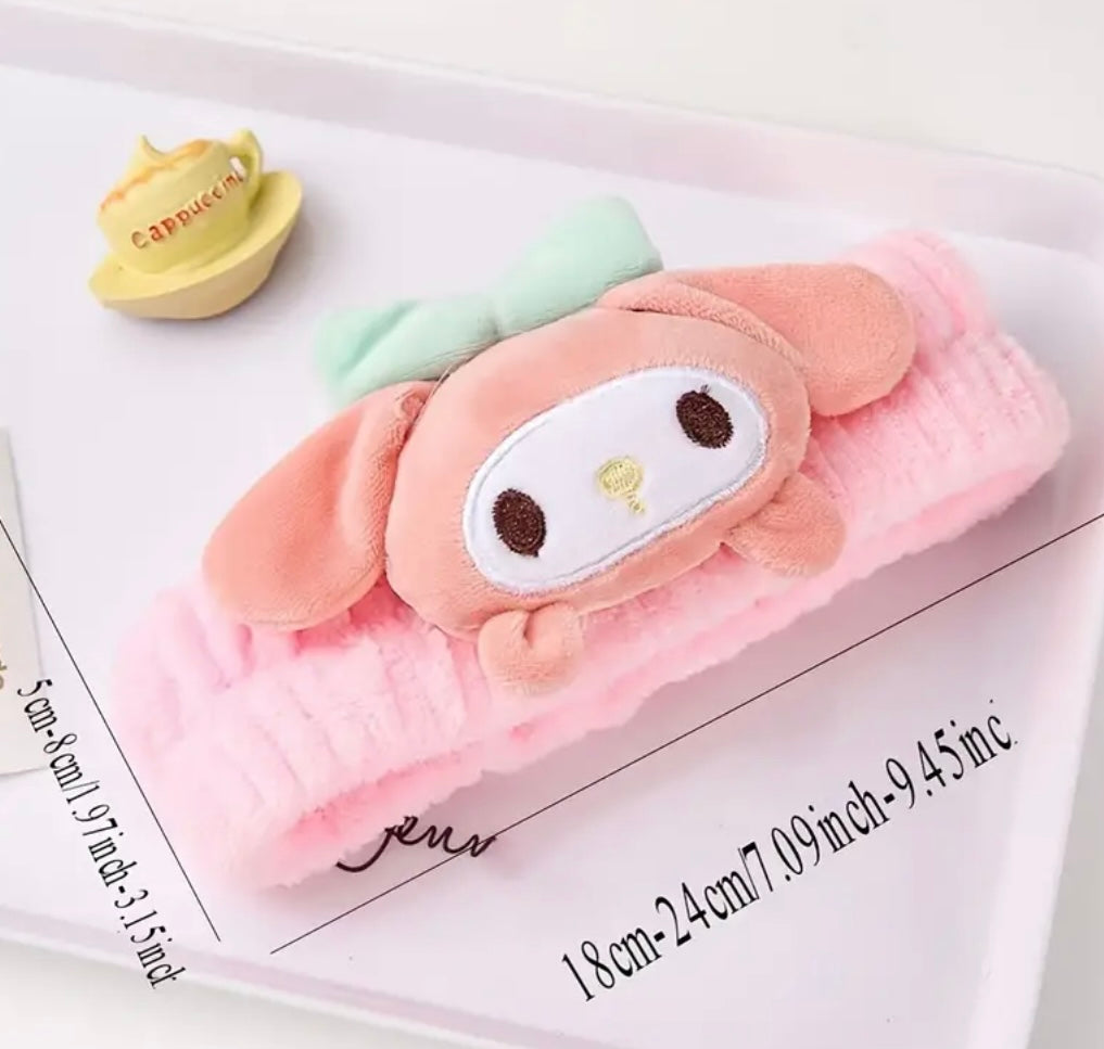 Kawaii Plush Spa headband