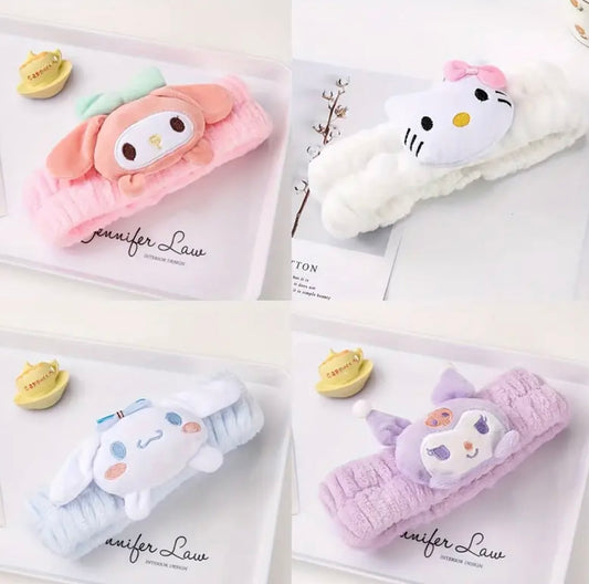 Kawaii Plush Spa headband